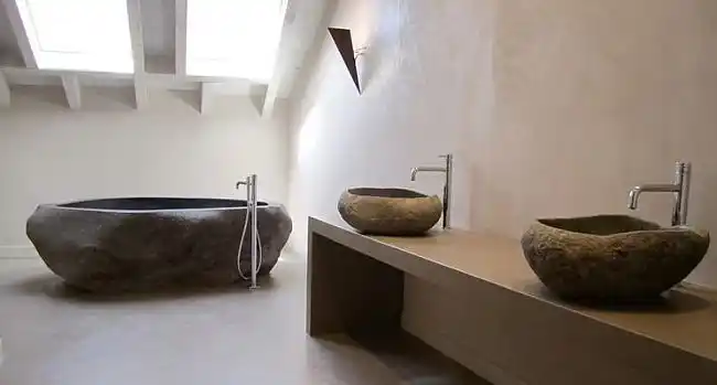 Cemento pulido baño en Burgos
